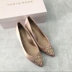 Taryn Rose  Maci Pump Heels Pink Blush Satin Fabric NEW Photo 1