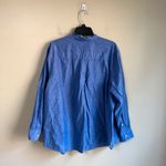 Signature Collection  1X long sleeve blue blouse Photo 5
