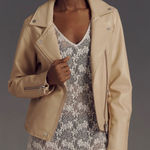 Anthropologie Faux Leather Moto Jacket Photo 0