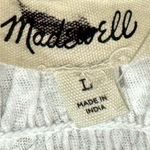 Madewell Smocked Boatneck Tank Linen Blend Women’s Sz L Coastal Chic New Photo 7