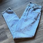 Missguided  Riot Light Blue Women's High Rise Distressed Mom Jeans Size US10R Photo 3