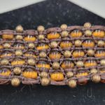 Tiger Eye Bracelet Round Beads Brown Orange DIY Jewelry Accessories Hancrafted Photo 3