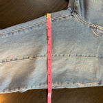 EXPRESS  High‎ Rise Flare Jeans Size 8R Medium Wash Stretch Denim Bootcut Retro Photo 11