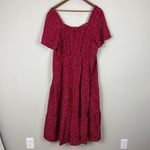 Bloom‎ Chic Midi Dress Milkmaid 18 20 Red Polka Dot Sweetheart Tiered Flutter Sl Size undefined Photo 8