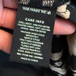 Who What Wear  Women Large Black Beige floral Print Long Sleeve Dress Office Work Photo 9