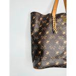 Beverly Hills Polo Club Brown Braided Handle Large Size Tote Handbag Photo 11