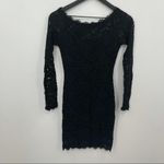 Jump Black Lace Body Con Dress Size Small Photo 6