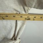 Aerie ‎ T Shirt Women M Tie Hem Beige Tie Dye Cotton Tee Casual Coastal Cowgirl Photo 4