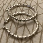 Matte Silver Earrings + Stacking Ring Photo 6