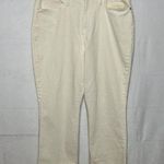 A New Day  Women Size 16 (33x28) Bootcut Jeans White Ivory High-Rise Stretch NEW Photo 0