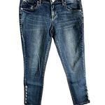 Boom Boom Jeans Boom boom Crop Skinny Pearl Ankle Denim Jeans Photo 0