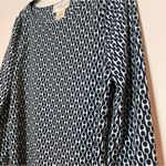 Julie Brown  Geometric Chain Print Blouse with Overlapping Back Photo 1