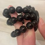 Bundle of Chunky Elastic Bracelets in Various Styles Most Brown, Black and Gray Photo 6