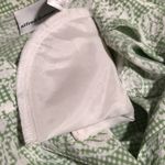 Alfred Dunner  Size 14 Short Sleeve Green with White Floral Button up Shirt Photo 4