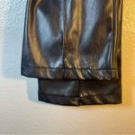 Princess Polly  Black Faux Leather Flare Pants SZ:2 Photo 4