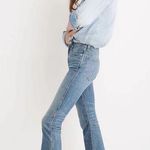 Madewell Women’s Cali Demi-Boot Jeans Frayed Hem Light Wash Size 28 Photo 1