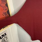 Francesca's Burgundy Knit Long Sleeve Dolman Top Photo 2