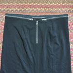 Helmut Lang  BLACK DETAIL CUT OUT ZIPPER SLIT MIDI SKIRT Photo 3