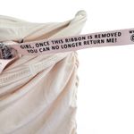 Oh Polly  stretchy ruched skirt in cream NEW Photo 11