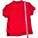 Forever 21 Women's Vibrant Red Short Sleeve Crop Top Sz S Photo 5