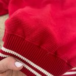 Vintage Red Nebraska Huskers retro preppy oversized crewneck size medium Photo 6