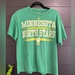 Majestic MINNESOTA NORTH STARS Hockey Vintage Unisex Graphic Tee Sz L T-Shirt GUC Photo 0