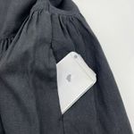 Frank & Eileen Daphne Washed Linen Pop Over Dress Black Photo 5