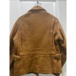 Vintage Walter Leather Co. Made in Mexico Leather Cognac Biker Jacket Sz S Brown Photo 6