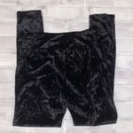 No Comment Black crushed velvet leggings Photo 4
