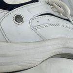 Easy Spirit  Grasp Athletic Shoes Womens US 8 White Navy Blue Leather Dad Sneaker Photo 8