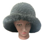 Condotti Apparel Fur Hat Made in France Black Photo 0