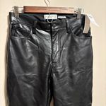 Abercrombie & Fitch NWT 90’s Straight Ultra High-Rise Vegan Leather Pants 29/8 L Photo 8