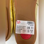 FitFlop Flitflop NWT Women’s Lena Croco Vintage Gold Leather Loafers Size 11 Photo 9