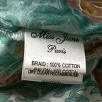 Miss June Paris Women’s Size S Blue Pink Floral Print Sequin Ruffled Byron Skirt Photo 7