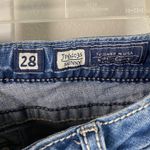 Miss Me Miss‎ Me Skinny Jeans Womens Sz 28 Medium Wash Thick Stitch Studed Bling JP61035 Photo 3