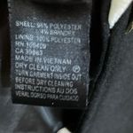 T Tahari  Women's Black Blazer Shawl‎ Collar Contrast Trim Long Sleeve size 10 Photo 7