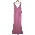 Lulus New  Womens Medium Formal Cocktail Dress Sleeveless Maxi V Neck Lavender Photo 1