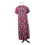 LuLaRoe  Carly Swing Floral Midi High low Dress Size XXS Photo 1