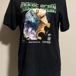 EUC GEEK LÔRD Black and Green Lovers Again Graphic Tee size medium Photo 0