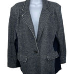 Tommy Hilfiger Soft Fabric Mix Media Cotton Mix Blazer raw hem size Large Photo 0