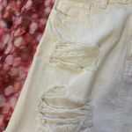 Forever 21 White Denim Jean Skirt Photo 1