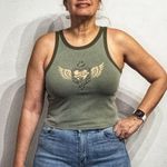 Forever 21 Green Wild Child Tank Top Sz M Photo 0