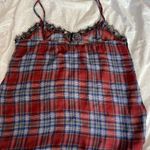 Timing red white and blue flannel tank top Photo 6