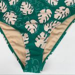 Cupshe NWT  Palm Leaf High Waisted Bikini Bottoms Photo 3