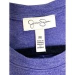 Jessica Simpson Jessica‎ Simpson Woman's Blue Stretch Trapeze Shirts Dress Medium Pocket Comfy Photo 2