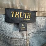 Brown Truth by Republic Faux Vegan Leather Pants Size 8 Like New Photo 5