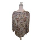 kim rogers Curvy Gray Plaid Top Size 3X Photo 1