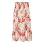 THE GREAT 100% Silk Viola Echo Rose Floral Print Maxi Skirt Size 2 Red Photo 12