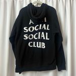 Anti Social Social Club Black Hoodie Size Medium Unisex Streetwear Sweatshirt Photo 3