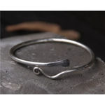 Boutique NEW Women's Feather 925 Sterling Silver Bracelet, Adjustable Cuff‎ Photo 4